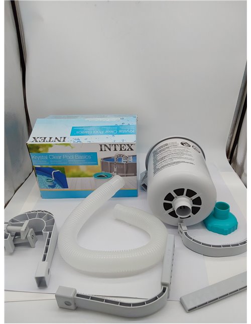 Intex Skimmer de superficie - Skimmer de superficie de montaje en pared de lujo - Skimmer de suspensión, 49x43x34 cm (28000E)