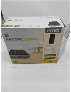 INTEX Colchón Inflable con Hinchador Integrado Fiber-Tech Downy 2