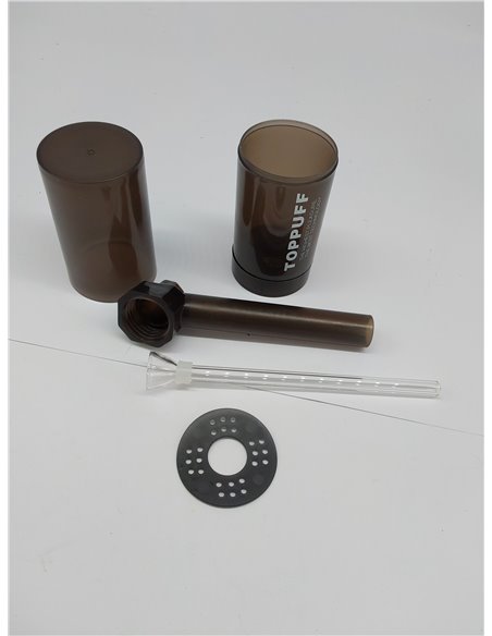 Tubo de agua que fuma de la cachimba de acrílico portable y durable con el color negro transparente de la botella plástica (tubo