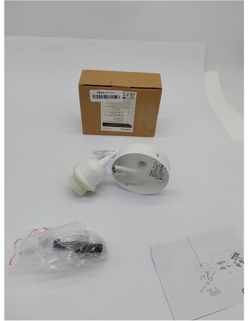 Linkind Portalámpara E27 de Metal Para Lámparas Colgante, Casquillos para Bombillas con Cable Ajustable 100 cm, Compatible con P