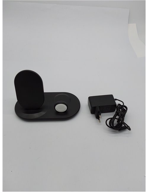 Belkin Cargador inalámbrico 3 en 1 (7,5 W para AirPods y AirPods), base de carga inalámbrica, estación de carga inalámbrica para