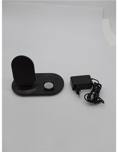 Belkin Cargador inalámbrico 3 en 1 (7,5 W para AirPods y AirPods), base de carga inalámbrica, estación de carga inalámbrica para
