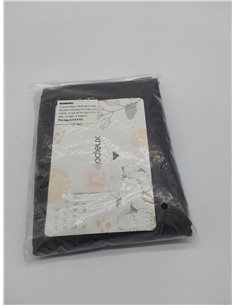 Melodieux Cortinas traslúcidas Negras degradadas con Bolsillo para Barra 2