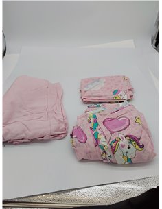 hermet Jolly - Juego de sábanas para Cama Individual con diseño de Unicornio 2