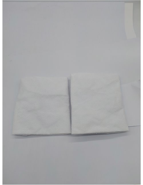 Pack de 2 Protectores de Colchón de Cuna 75x35 cm Impermeables y Transpirables en Rizo de Algodón Suave, Ajuste con Elásticos, A