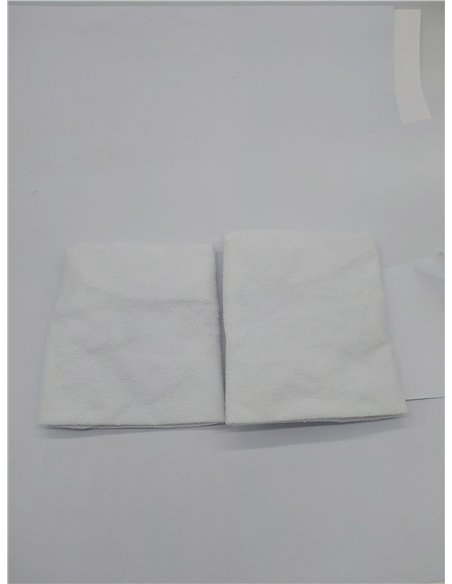 Pack de 2 Protectores de Colchón de Cuna 75x35 cm Impermeables y Transpirables en Rizo de Algodón Suave, Ajuste con Elásticos, A