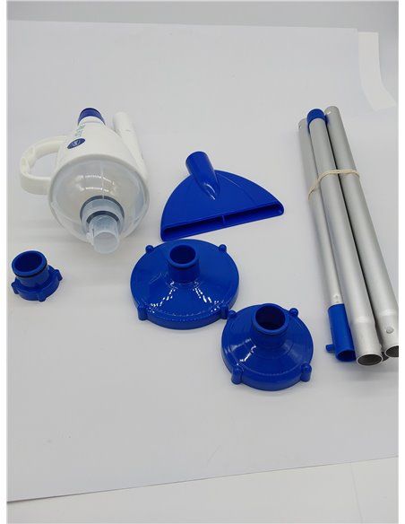 Gre 08011A - Limpiafondos de Aspiración de Piscina con Succión Manual 2m3/h “Little Vac”. para el Fondo de Piscinas Pequeñas y M