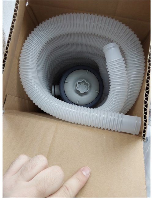 Intex 55237 - Piscina Hinchable, Ø244x61 cm, 1.942 litros, Piscina Redonda, con depuradora Cartucho, 1.250 litros/Hora, Filtro C