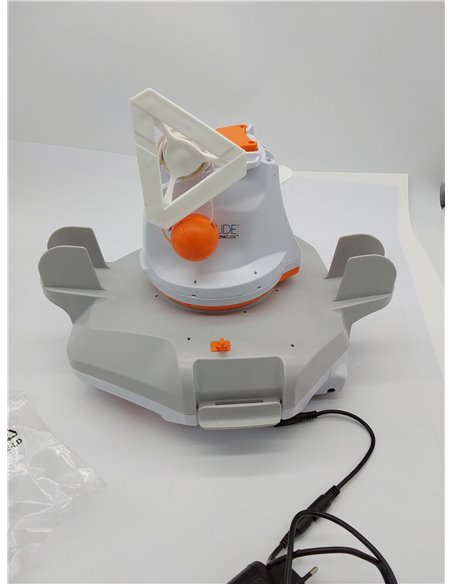 Bestway - Robot Limpiafondos Redondo Multicolor para Piscinas Automatico con Bateria De Litio AquaGlide