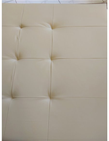 Duérmete Online, Cabecero Modelo Napoli Acolchado, Tapizado en Polipiel de Alta Gama, Medidas: 105 x 120 cm (para Cama de 90 y 1