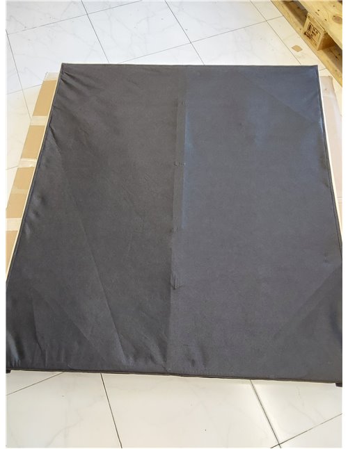 Duérmete Online, Cabecero Modelo Napoli Acolchado, Tapizado en Polipiel de Alta Gama, Medidas: 105 x 120 cm (para Cama de 90 y 1
