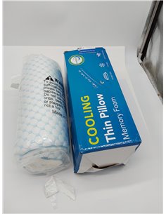 Iwacool Almohada de espuma viscoelástica ultra fina para dormir de estómago y espalda 2
