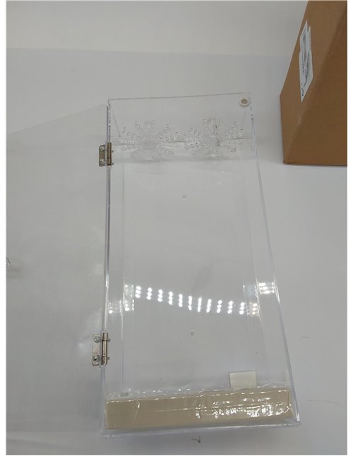 Organizador Joyas Acrílico, con 24 Ganchos Giratorios, para Collares, Pendientes, Colgantes, Pulseras