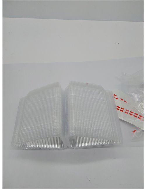 100 cajas individuales para tartas con calcomanías de sellado, recipientes transparentes para porciones de pasteles, sándwiches,