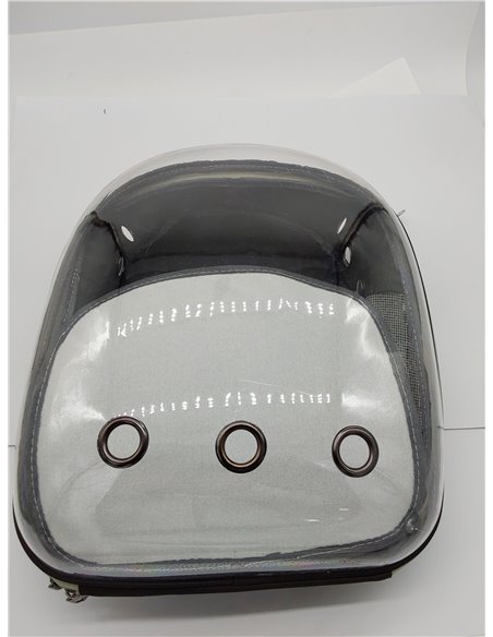 Hoogtecly Mochila para Gatos, Bolsa de Transporte Grande Transparente con Burbujas para Mascotas, portatil ventilado para Perros