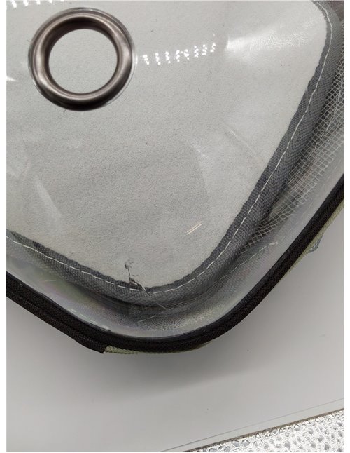 Hoogtecly Mochila para Gatos, Bolsa de Transporte Grande Transparente con Burbujas para Mascotas, portatil ventilado para Perros