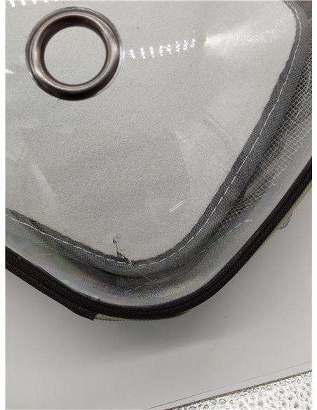 Hoogtecly Mochila para Gatos, Bolsa de Transporte Grande Transparente con Burbujas para Mascotas, portatil ventilado para Perros