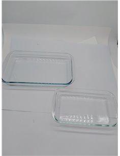 Amazon Basics Rectángulo Cazuela de vidrio 2