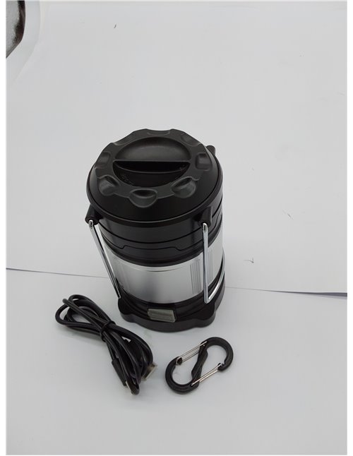 Expower Lámpara de Camping Recargable IPX5 Farol de Acampada Estirable con 4 Modos Iluminación Apto a Acampar Camping, Cobertizo