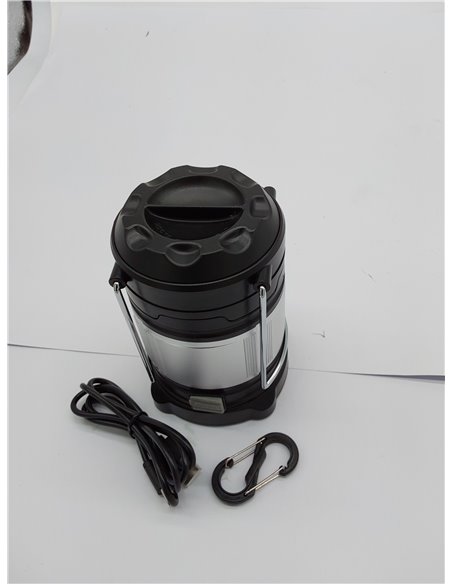 Expower Lámpara de Camping Recargable IPX5 Farol de Acampada Estirable con 4 Modos Iluminación Apto a Acampar Camping, Cobertizo