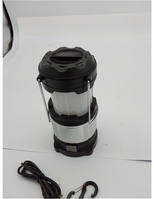 Expower Lámpara de Camping Recargable IPX5 Farol de Acampada Estirable con 4 Modos Iluminación Apto a Acampar Camping, Cobertizo