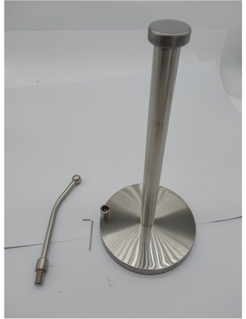 Estante de Rollo de Cocina de Alta presión y Baja presión, Estante de Rollo de Cocina de Acero Inoxidable Cepillado (Vertical)