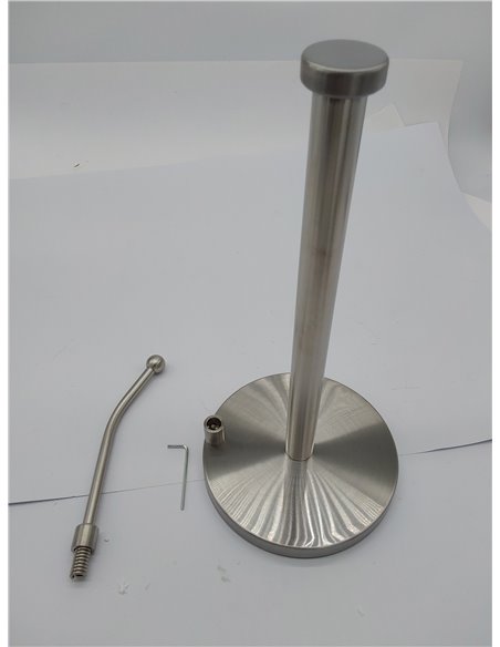Estante de Rollo de Cocina de Alta presión y Baja presión, Estante de Rollo de Cocina de Acero Inoxidable Cepillado (Vertical)