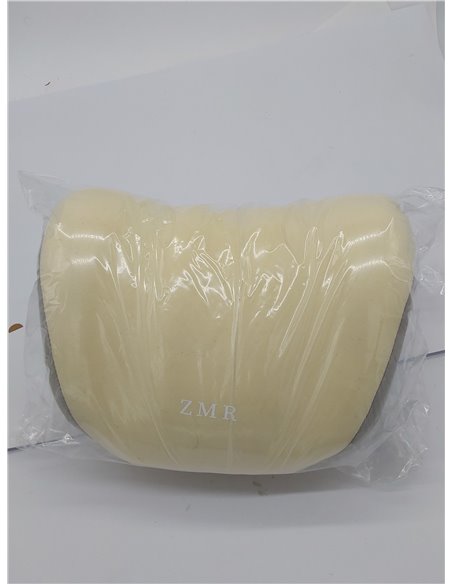 Occzin Almohada cervical de espuma viscoelástica, cojín cervical ergonómico para sillas de oficina, soporte para el cuello (beig