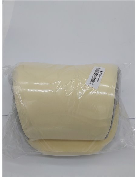 Occzin Almohada cervical de espuma viscoelástica, cojín cervical ergonómico para sillas de oficina, soporte para el cuello (beig