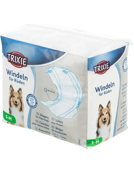 TRIXIE Pañales para Perros Macho, S-M