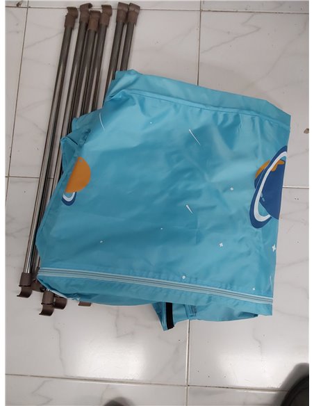 Uten Secadora de Ropa Eléctrica Portátil 1.7m, 1500W Secadora Plegable, Instalación y Almacenamiento Rápido, Capacidad de 15kg, 