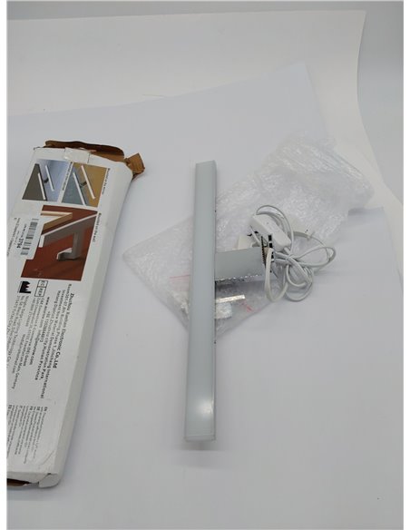 ourow Lampara Espejo Baño 10W,40CM 820LM Aplique Luz Espejo Baño,Blanco frío 6500K Luces de LED Espelho Resistente al Agua para 