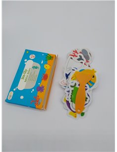 30 pegatinas decorativas antideslizantes impermeables para bañera y ducha con raspador premium (30 animales marinos, tamaño 9.5  2