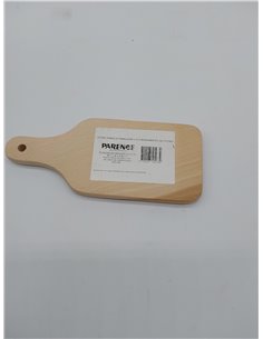 PARENCE.- Tabla de cortar de madera con asa, 30x14 cm/Soporte de corte/Queso, pan, embutidos - Madera