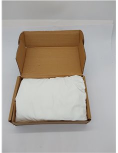 Amazon Basics Sabana Bajera Ajustable, 160 x 200 x 30 cm, de Poliéster Microfibra, Blanco 2