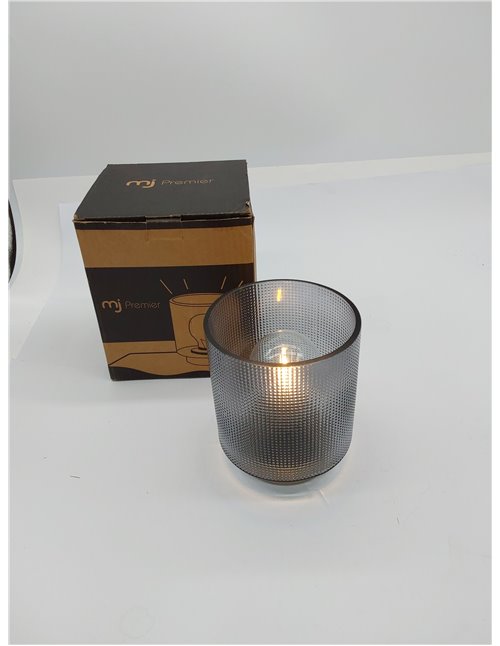 MJ PREMIER Juego de 2 lámparas de mesa, funciona con pilas, lámpara decorativa de mesita de noche inalámbrica con temporizador, 