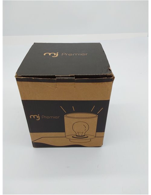 MJ PREMIER Juego de 2 lámparas de mesa, funciona con pilas, lámpara decorativa de mesita de noche inalámbrica con temporizador, 