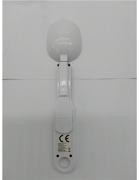 IPEA Cuchara báscula digital para medir peso alimentos en la cocina – Precisión de 1 g a 500 g – Báscula electrónica con pantall