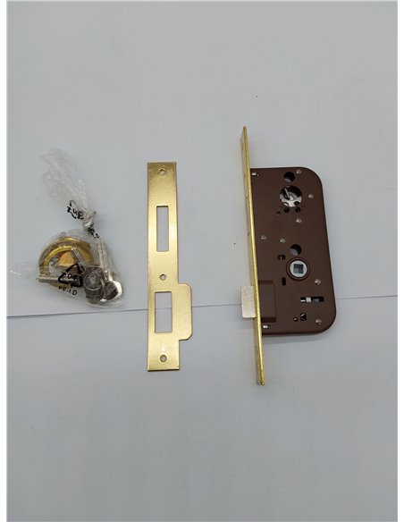 CERRADURA EMBUTIR AZBE-YALE 50-100 HL -CIL REDONDO-
