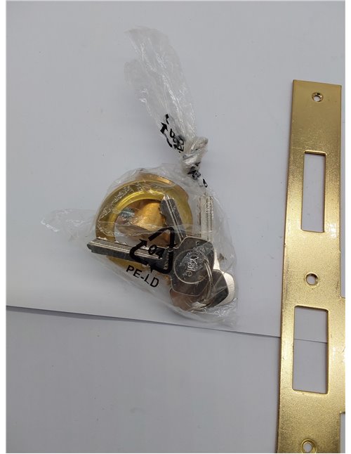 CERRADURA EMBUTIR AZBE-YALE 50-100 HL -CIL REDONDO-