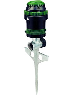 Orbit 58573N H2O-6 Aspersor de transmisión por Engranajes, Spike B 58573, Verde