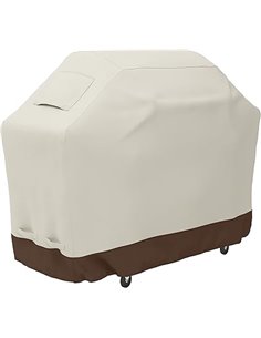 Amazon Basics Funda protectora para barbacoa (tamaño mediano), Beis/Bronceado
