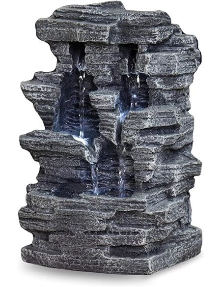 Zen Luz SCF 150 Gran Cañón - Fontana, Piedra, Color: Gris, 19 x 16 x 28 cm