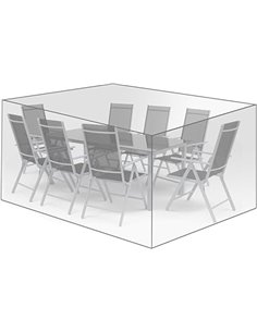 WOLTU Funda Protectora de Muebles Jardín, Cubierta de Conjunto de Muebles PE, para Sofá Exterior Impermeable, Anti-UV, a Prueba 