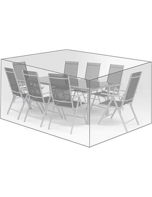 WOLTU Funda Protectora de Muebles Jardín, Cubierta de Conjunto de Muebles PE, para Sofá Exterior Impermeable, Anti-UV, a Prueba 