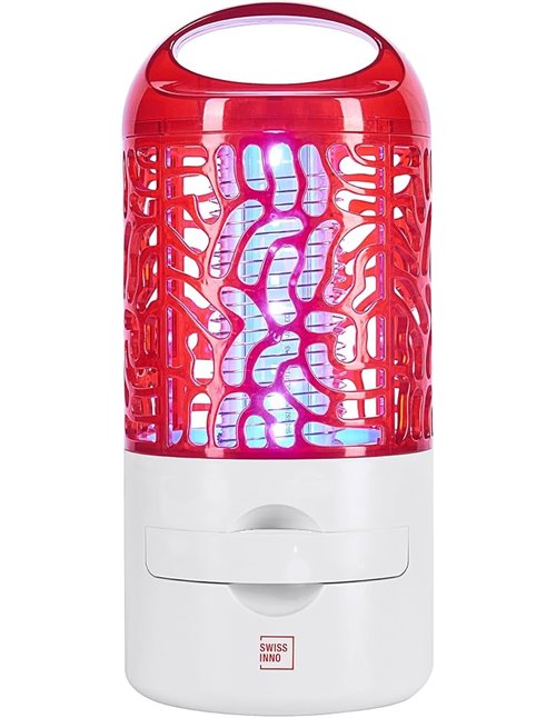 SWISSINNO Trampa para Insectos 10 Watt LED - Lámpara para Mosquitos, Trampa para Moscas - Desinfectante de Insectos, Protección 