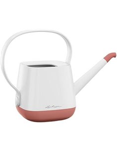 Lechuza 13890 YULA - Regadera (1,7 L), Color Blanco y Rosa