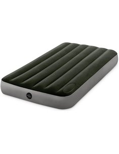 INTEX Colchón Inflable con Hinchador Integrado Fiber-Tech Downy