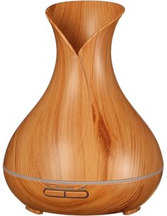 Difusor de Aromas con LED | Vulcan Color Madera Clara 350 ml