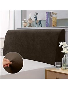 TAOCOCO Funda para Cabecero de Cama Elástica, Funda de Cabecera con Diseño Integral en Color Sólido, Protectora de Cabecera Mode
